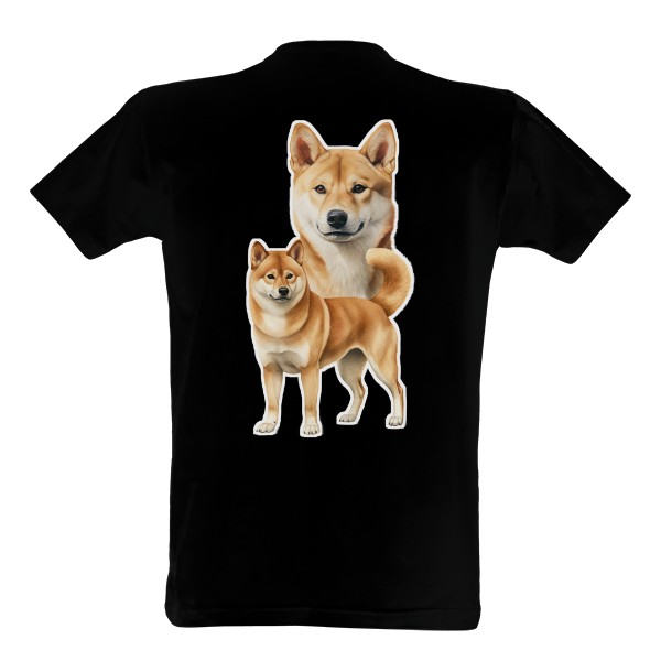 Shiba inu z obou stran