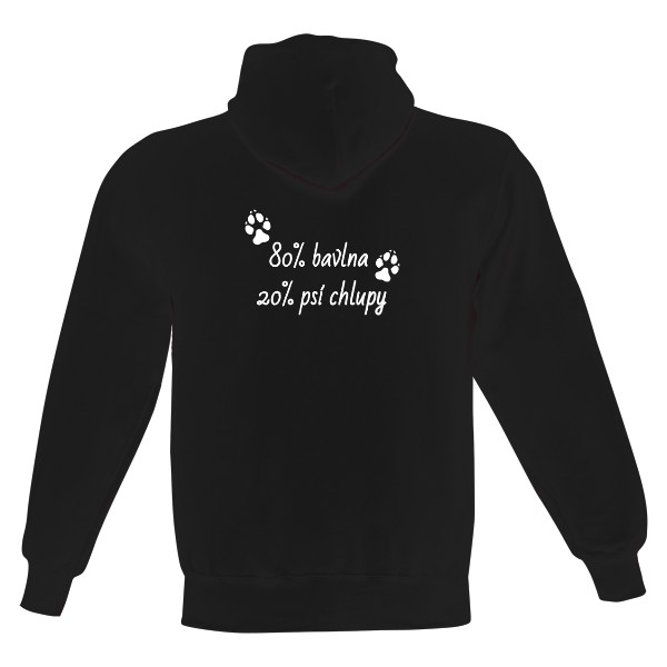 Čau čau bavlna a chlupy 