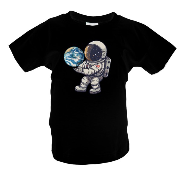 Astronaut se zemí