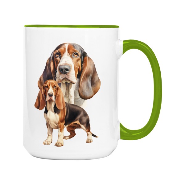 Basset tělo a hlava 