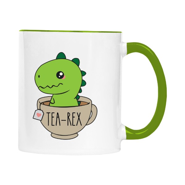 Dinosaurus si dává čaj 