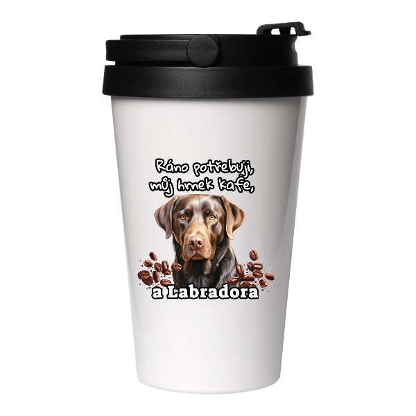 Kafe a labrador hnědý