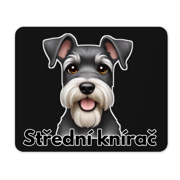 Knírač + text