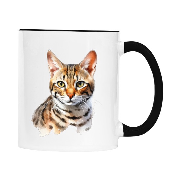 Kresba bengálská kočka