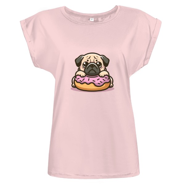 Mops s donutem