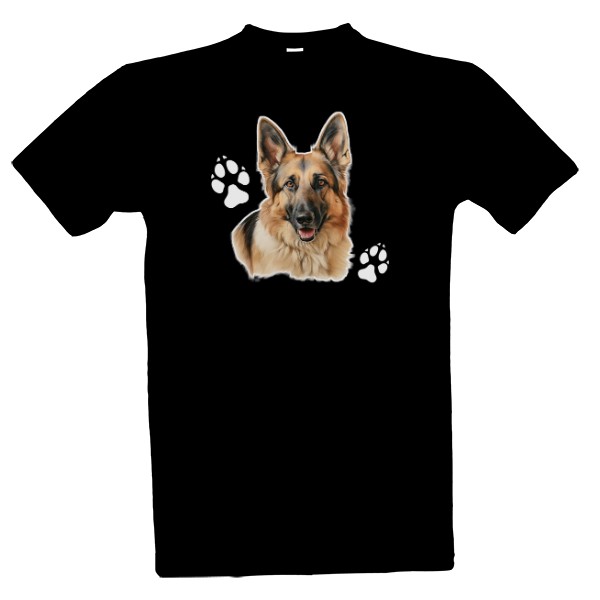 Německý ovčák z obou stran 