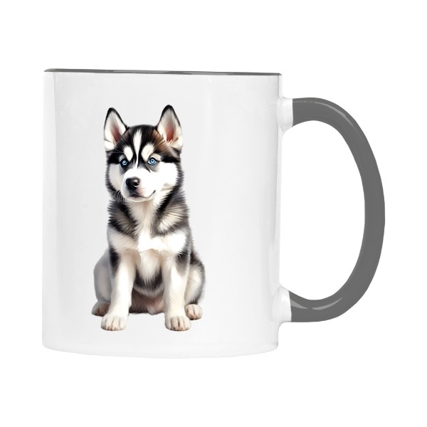 Sedící husky
