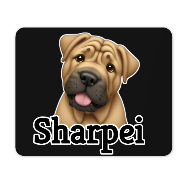 Sharpei + text