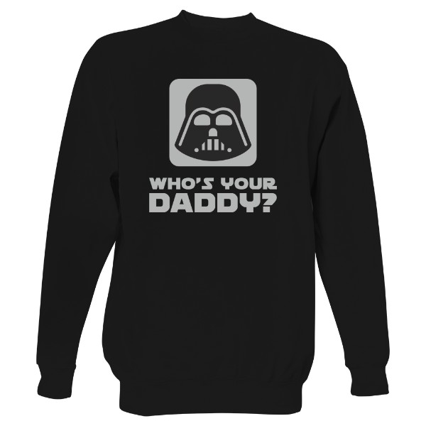 Mikina bez kapuce Unisex s potiskem Star Wars - daddy