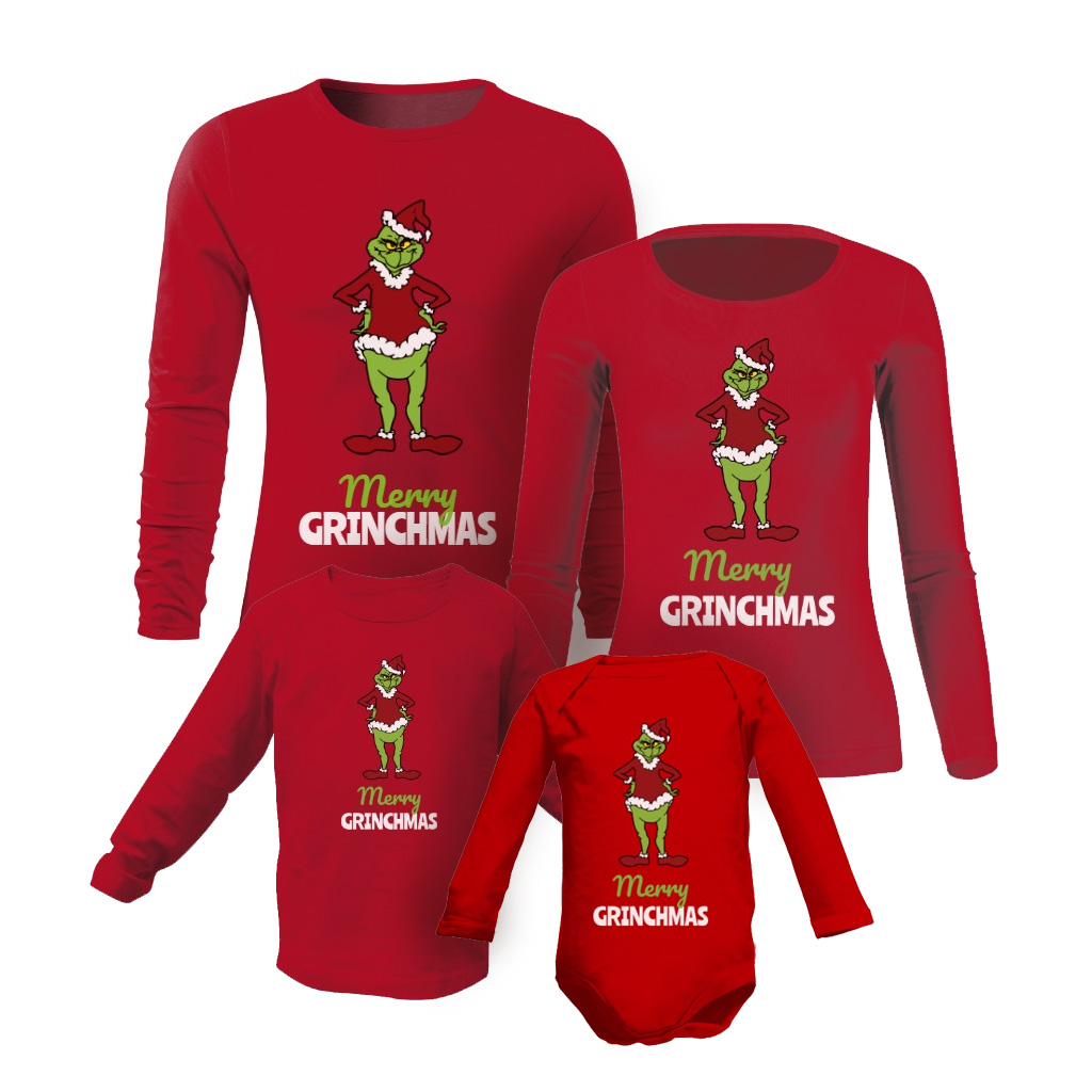 Vánoční trička Merry Grinchmas