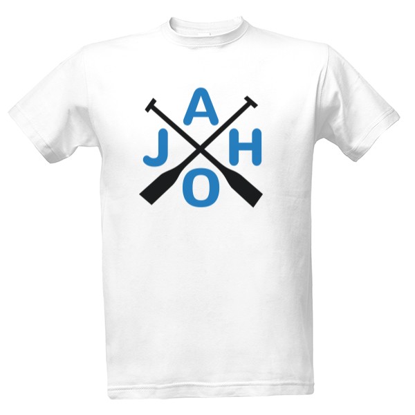 Tričko s potiskem Vodácké tričko ahoj