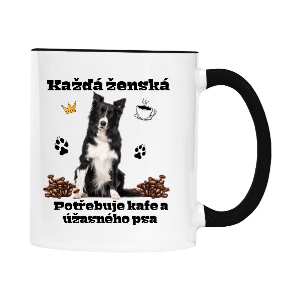 Ženská a Border kolie 