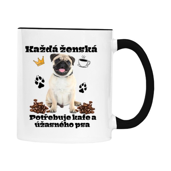Ženská a Mops 